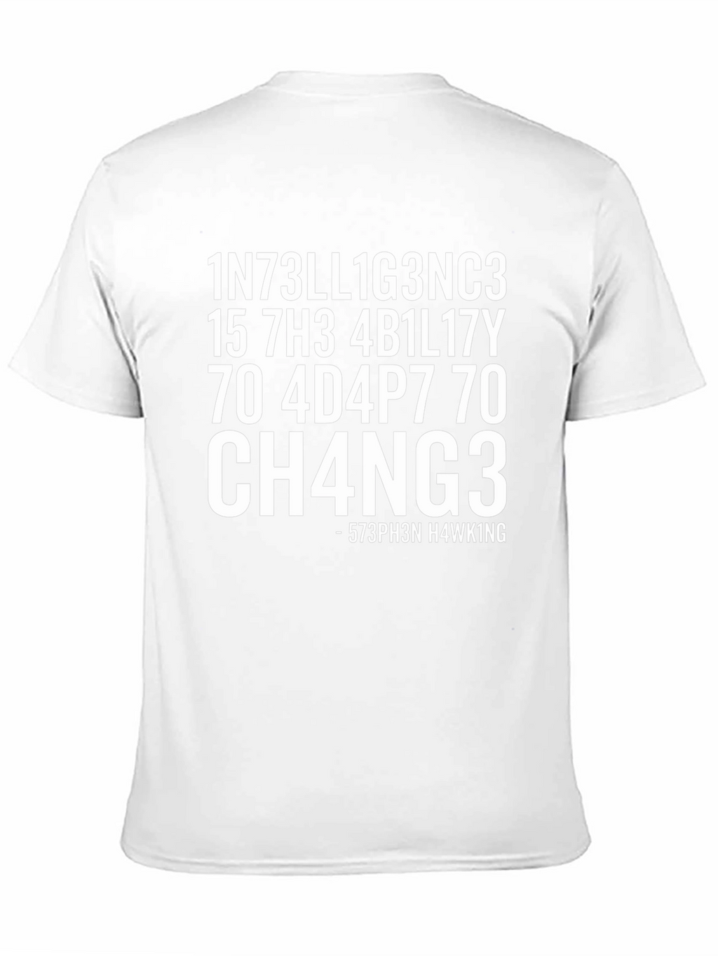 Funny Intelligence Math Code T-Shirt - Stephen Hawking