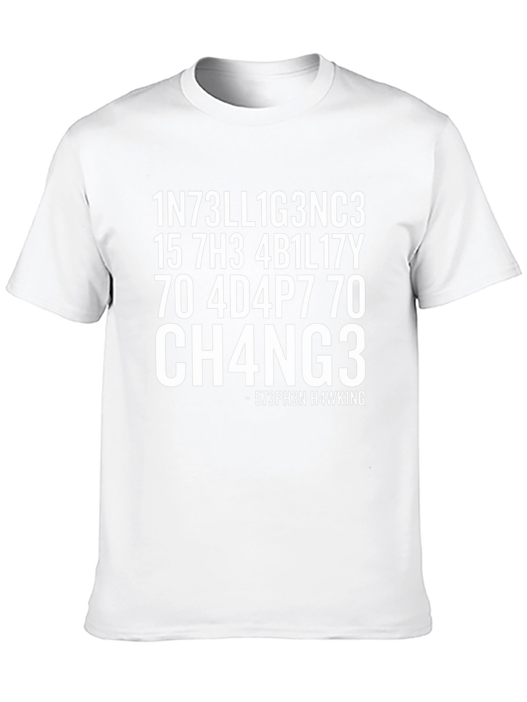 Funny Intelligence Math Code T-Shirt - Stephen Hawking