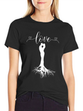 Love Tree Graphic Tee - Black