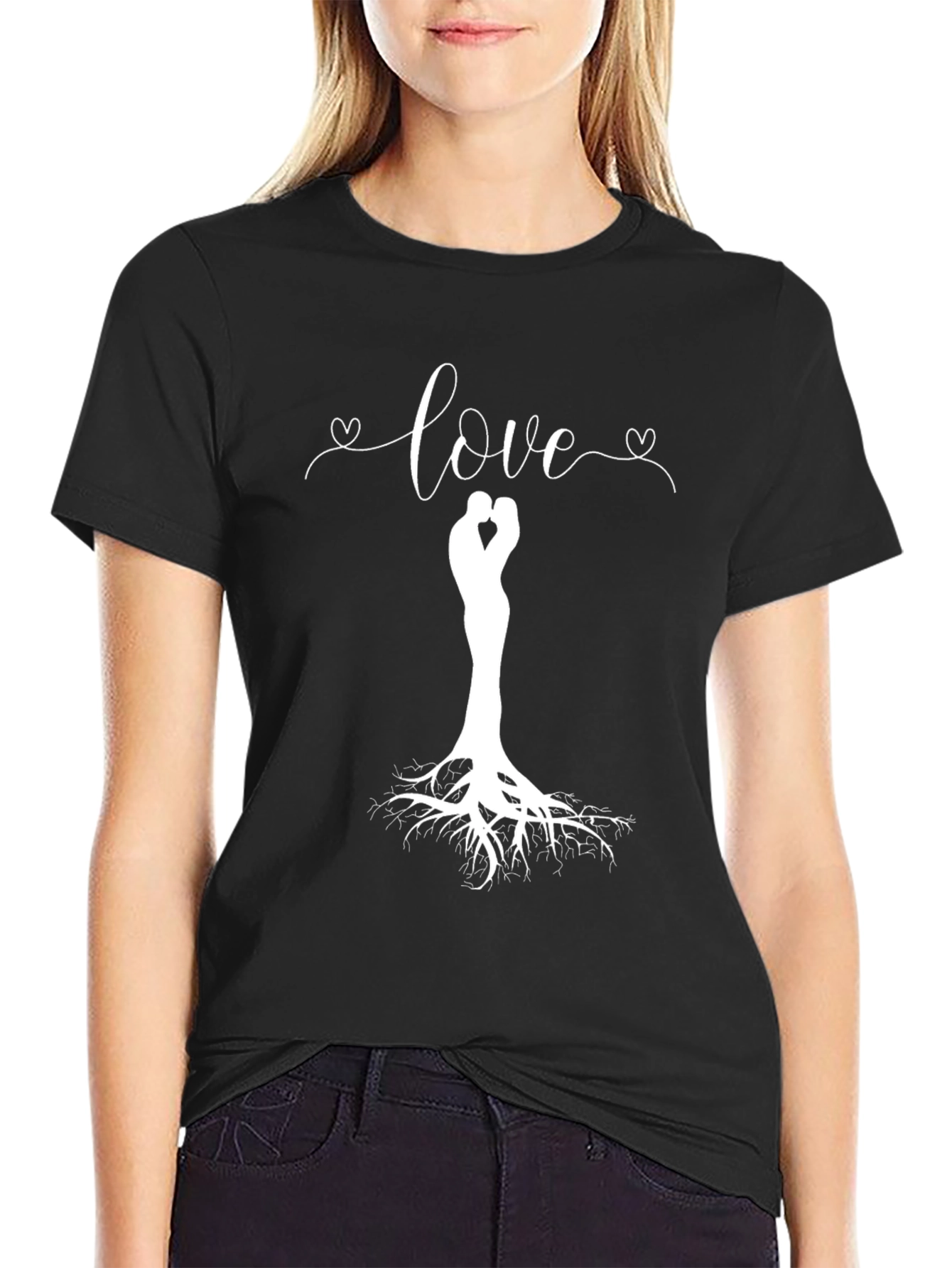 Love Tree Graphic Tee - Black