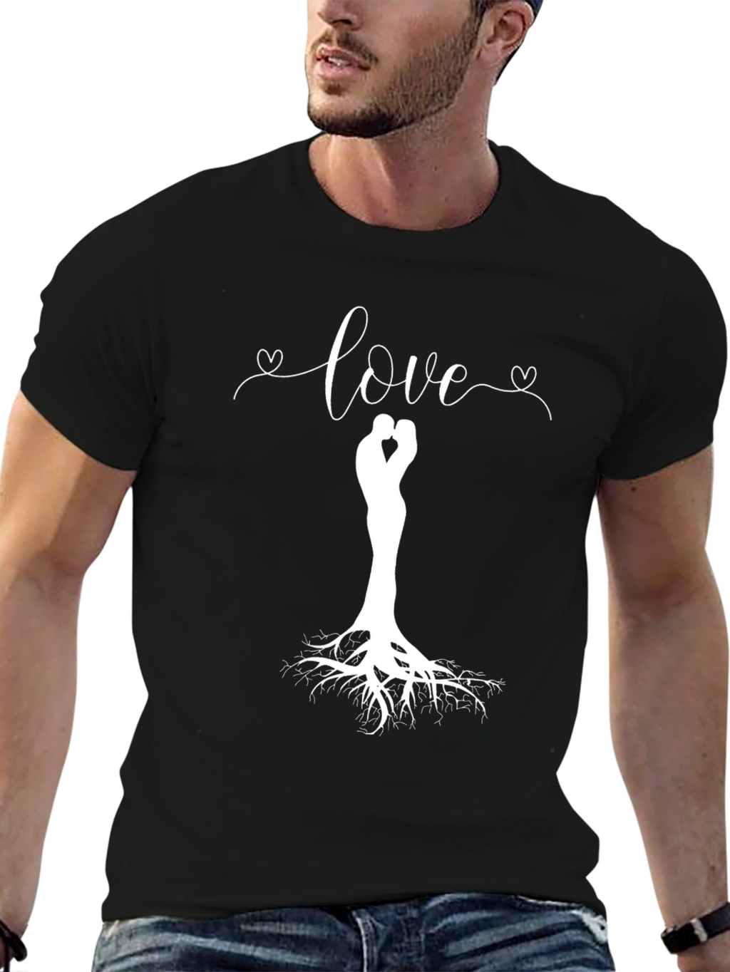 Love Tree Graphic Tee - Black