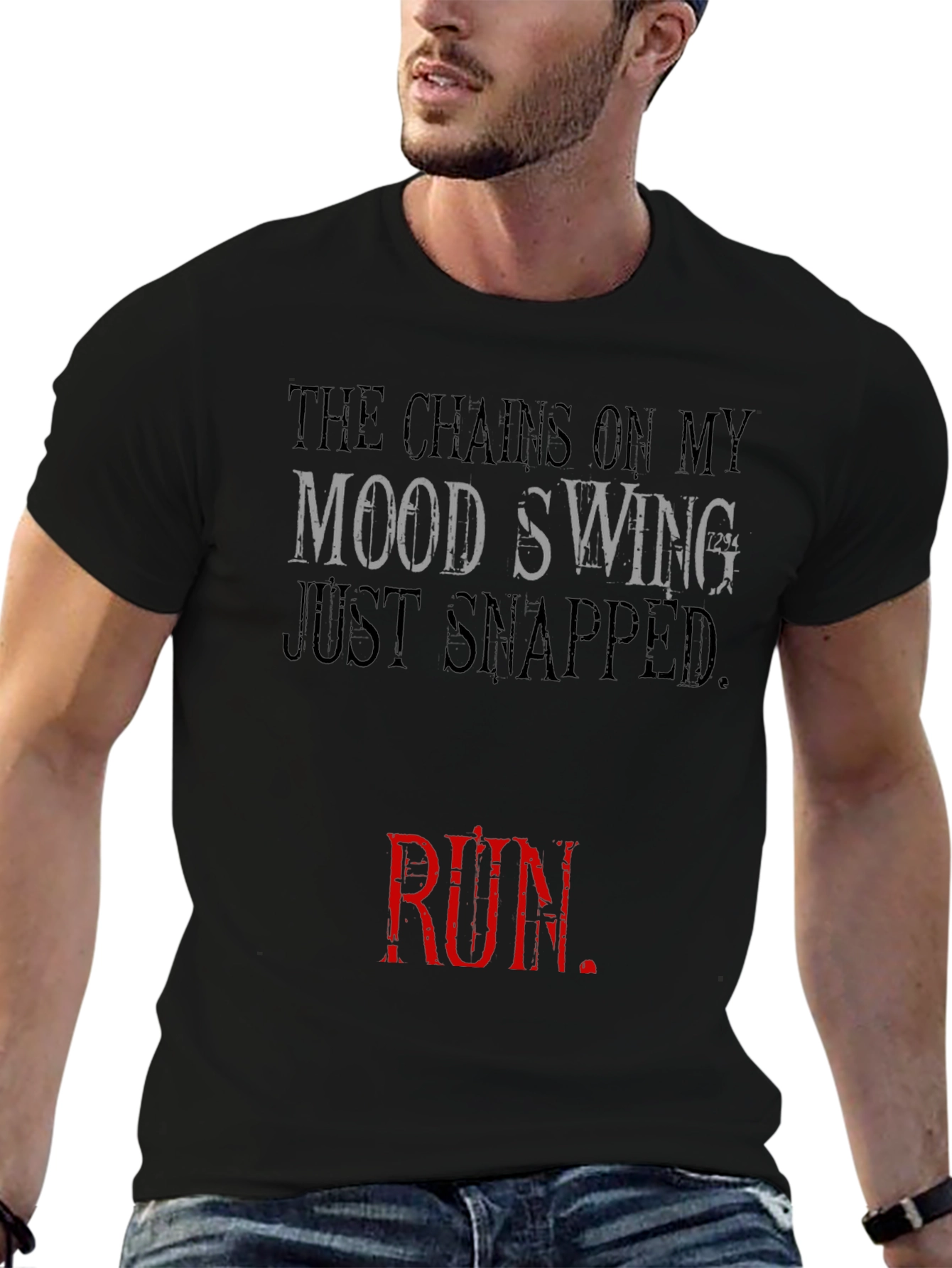 Mood Swing T-Shirt - Chains Snapped Funny Tee