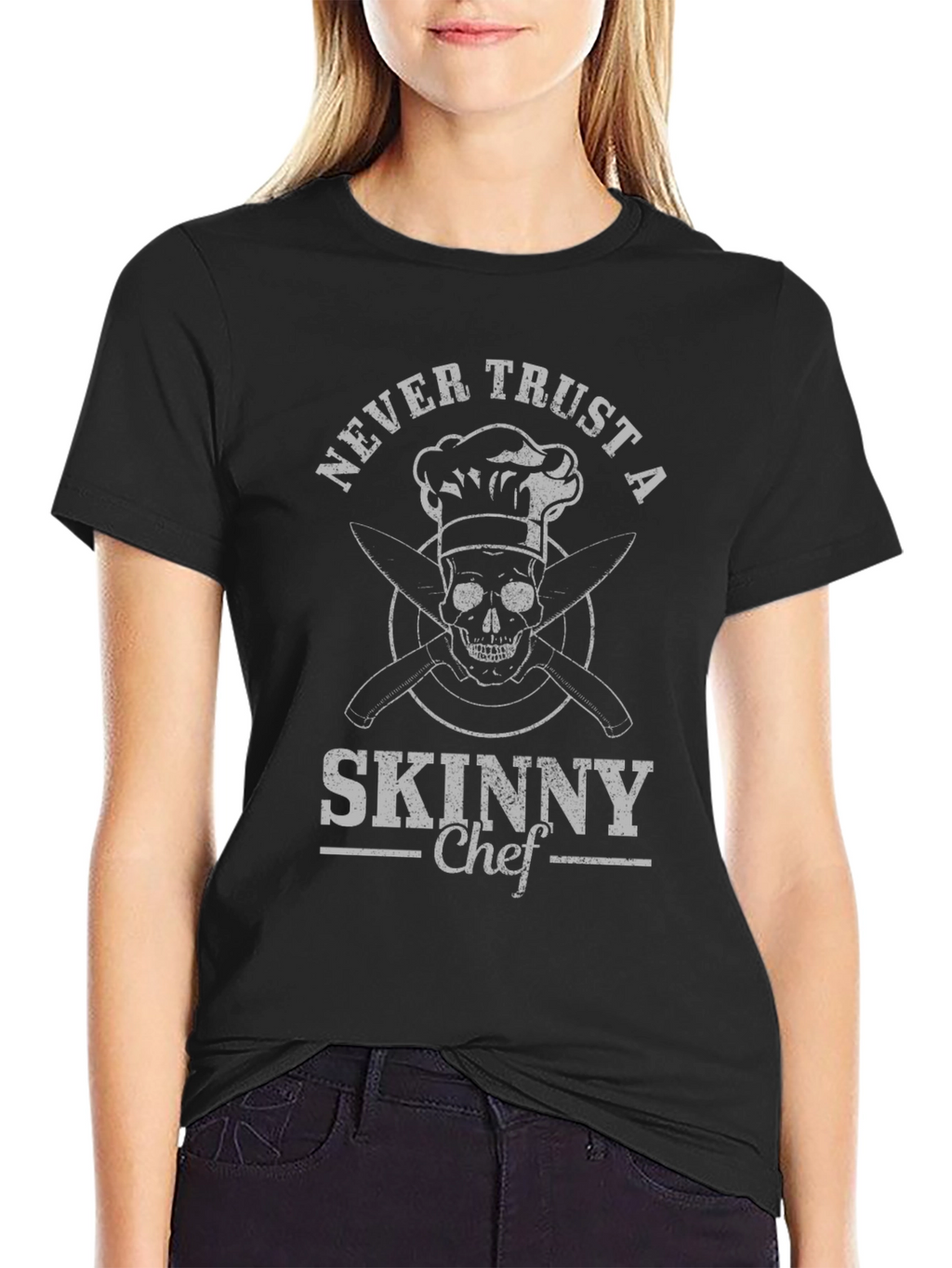 Never Trust a Skinny Chef Graphic Tee