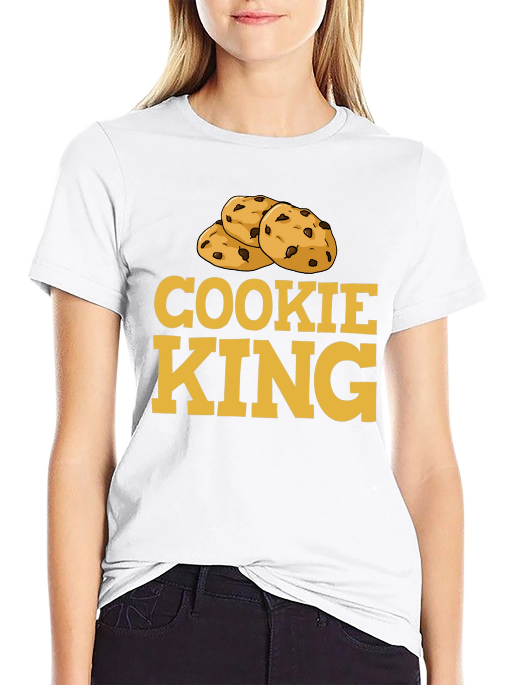Cookie King T-Shirt - Novelty Foodie Tee