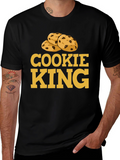 Cookie King T-Shirt - Novelty Foodie Tee