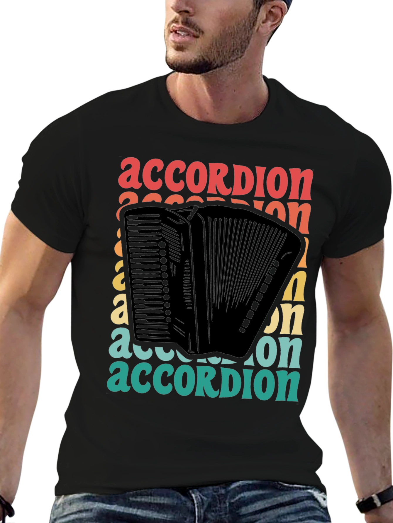 Retro Accordion T-Shirt