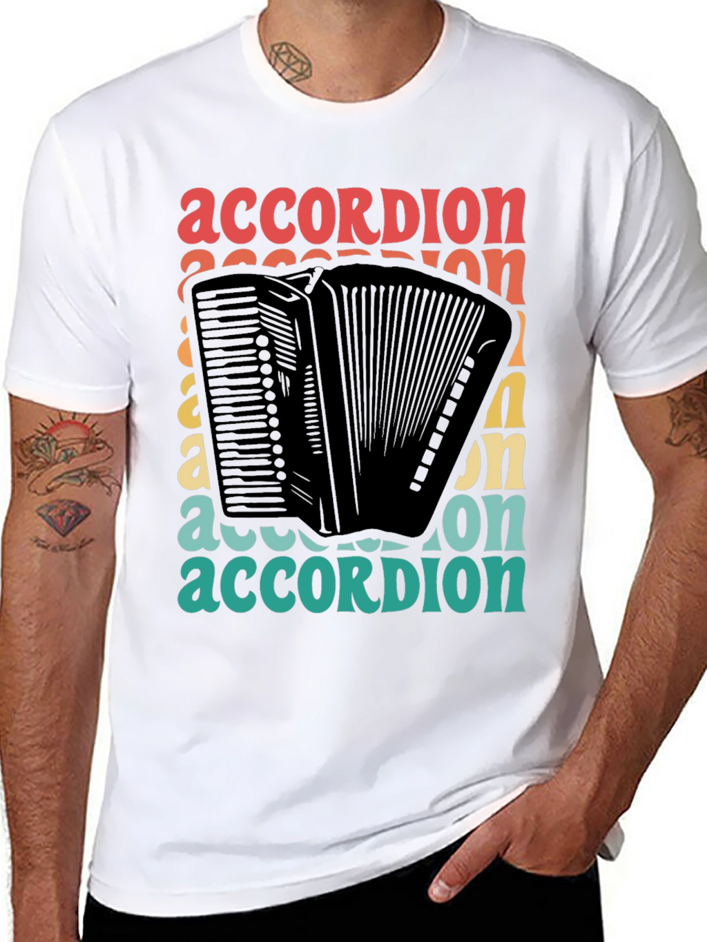 Retro Accordion T-Shirt