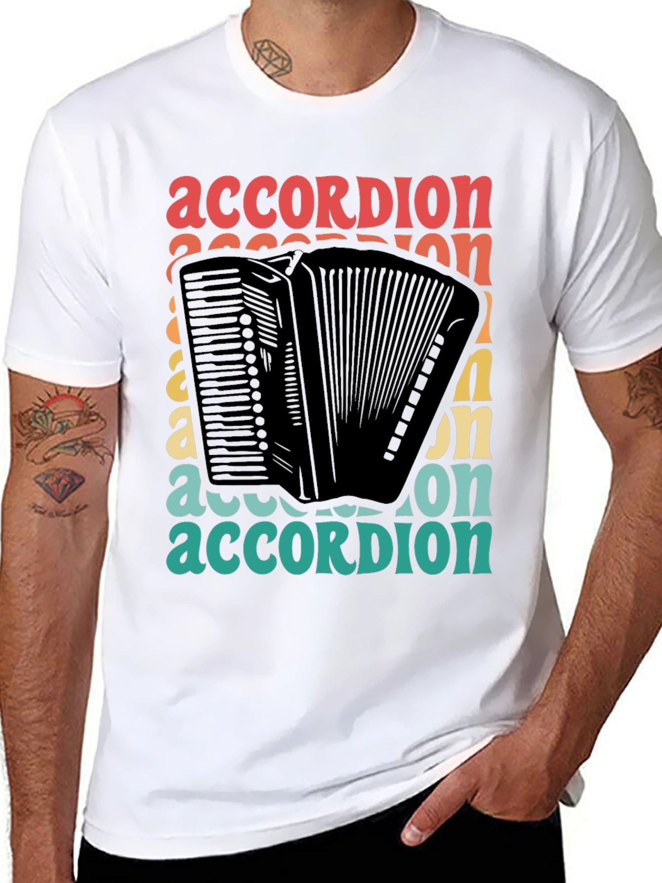 Retro Accordion T-Shirt