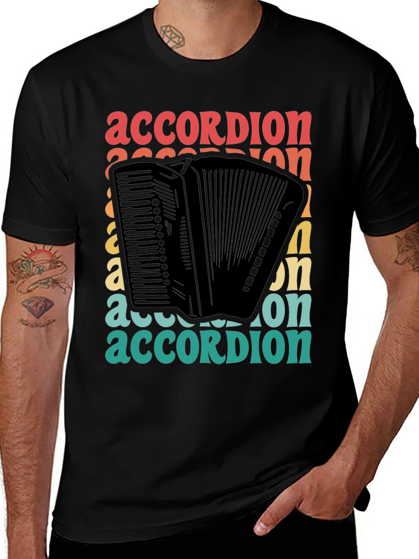 Retro Accordion T-Shirt
