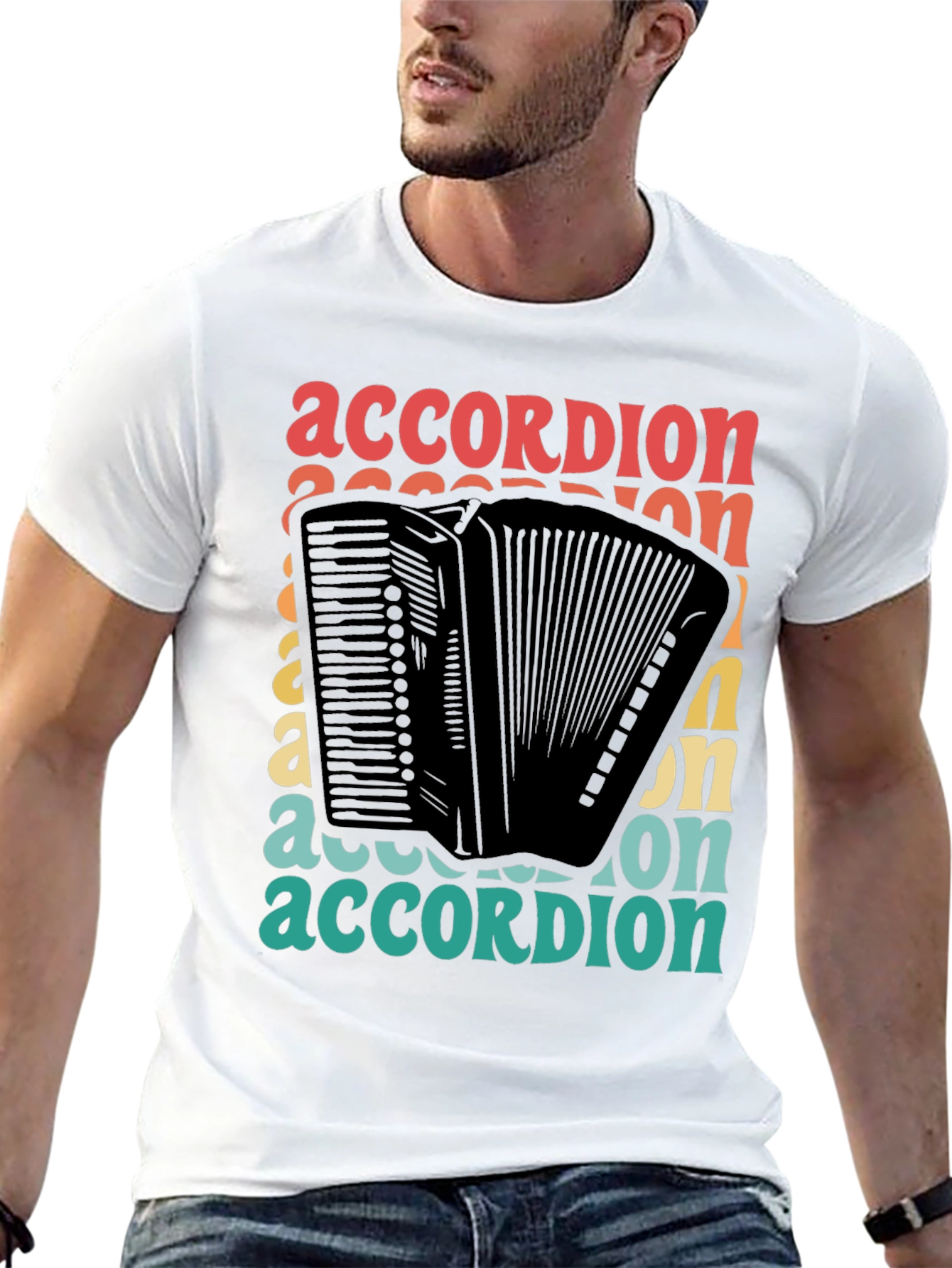 Retro Accordion T-Shirt