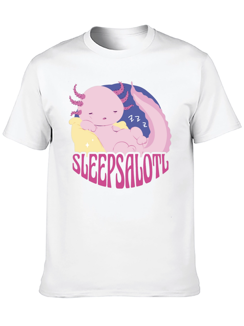 Sleepsalotl Axolotl T-Shirt - Cute & Comfy