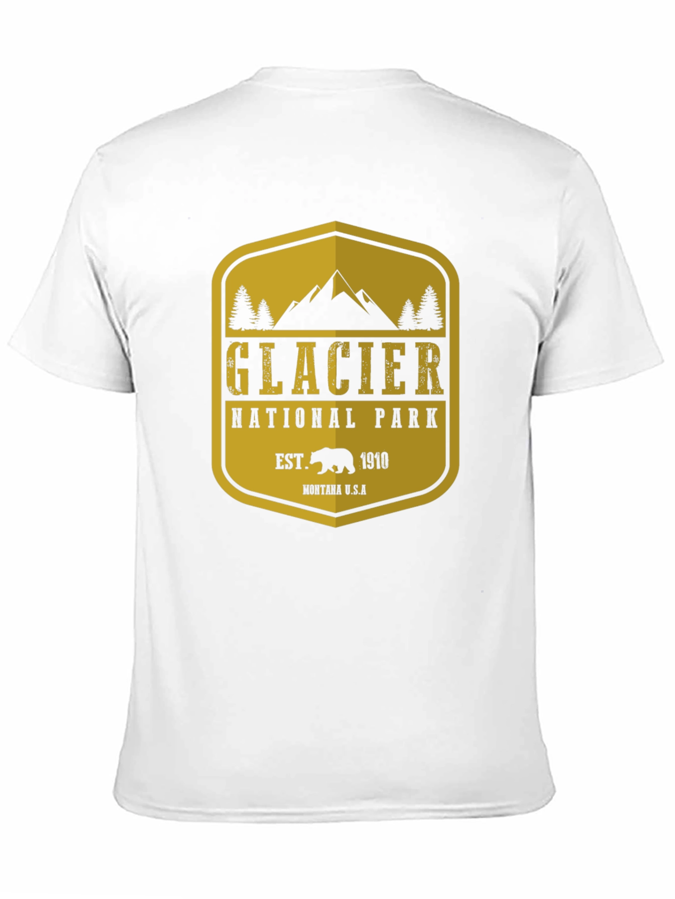 Glacier National Park T-Shirt - Black