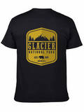 Glacier National Park T-Shirt - Black