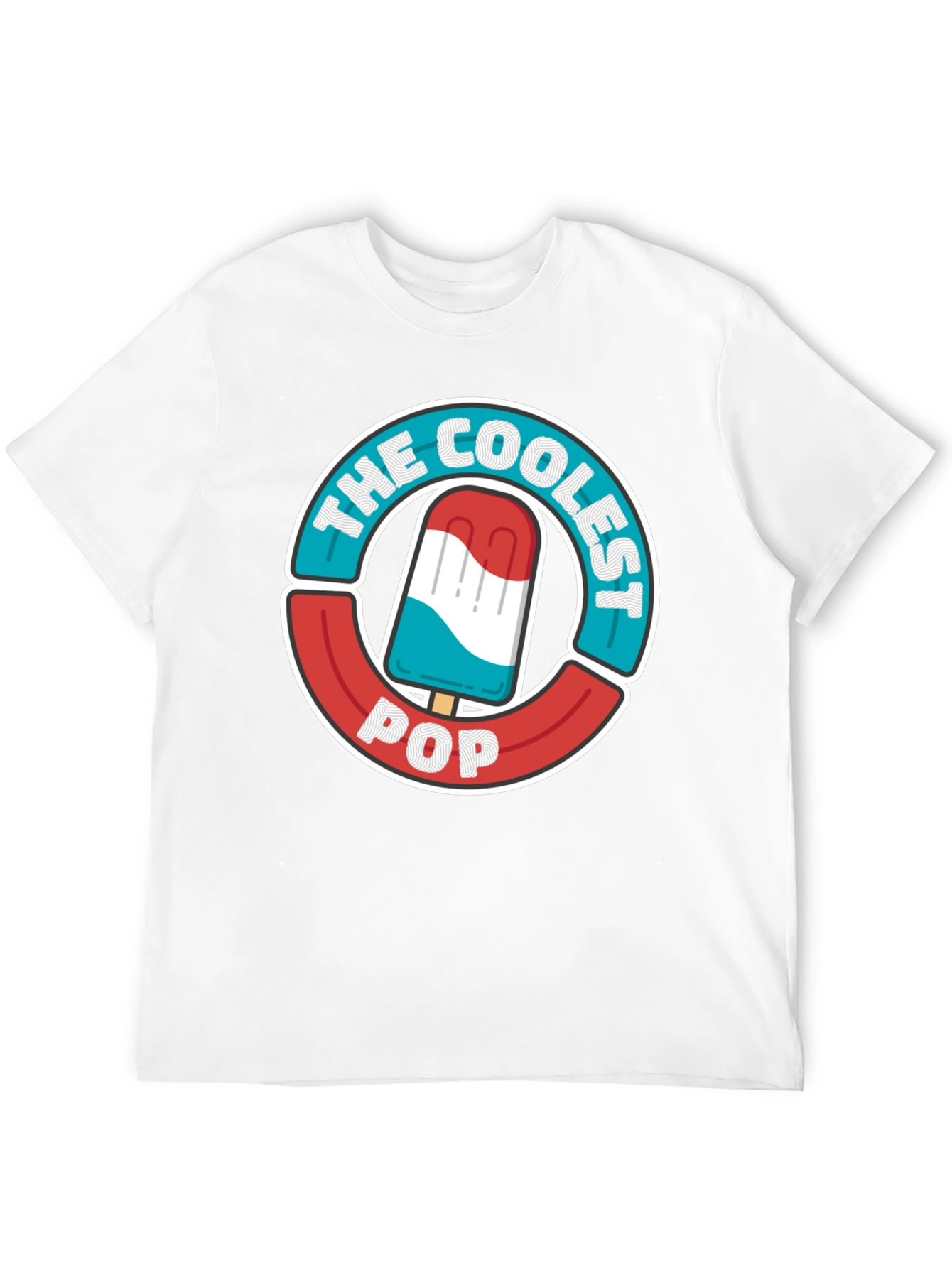 The Coolest Pop T-Shirt - Patriotic Popsicle Design