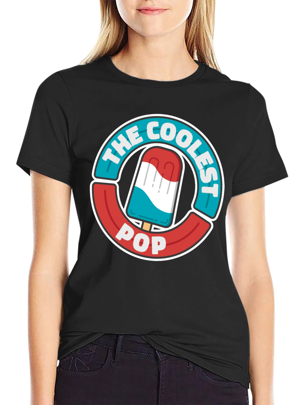 The Coolest Pop T-Shirt - Patriotic Popsicle Design