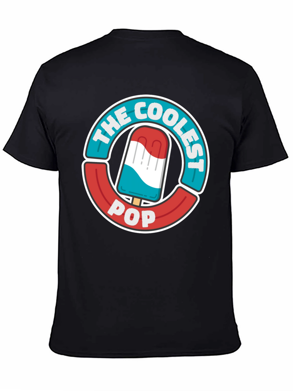 The Coolest Pop T-Shirt - Patriotic Popsicle Design