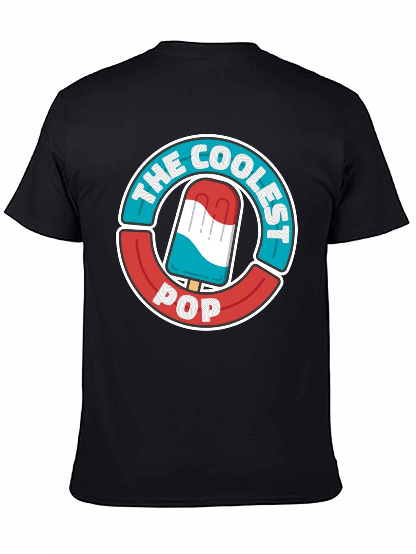 The Coolest Pop T-Shirt - Patriotic Popsicle Design