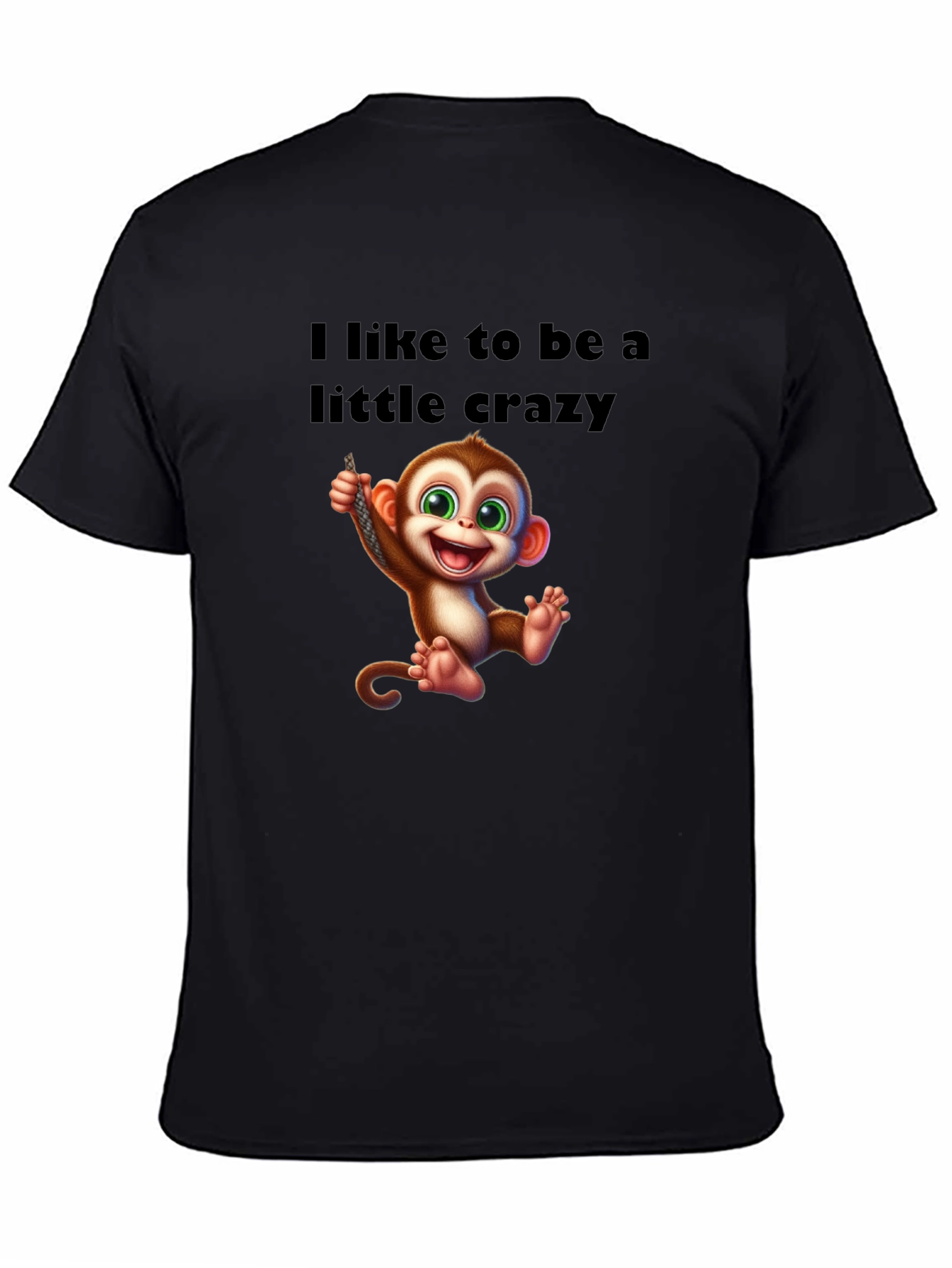 Crazy Monkey Graphic T-Shirt