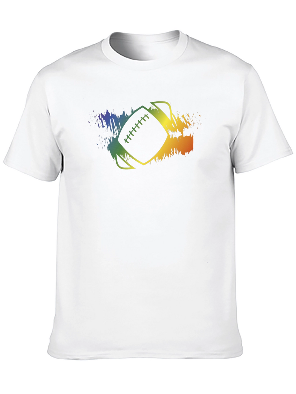 Rainbow Football T-Shirt