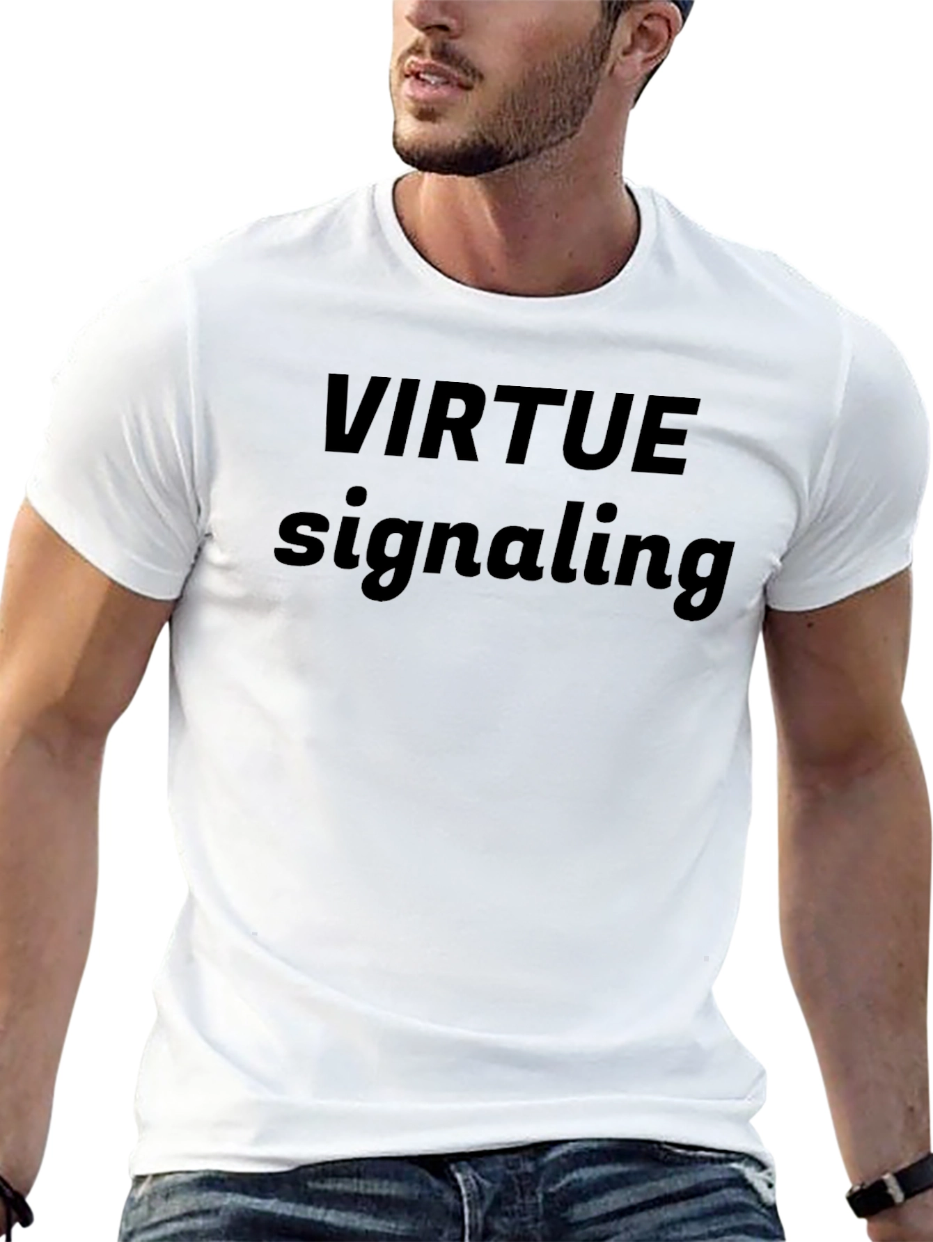 Virtue Signaling Graphic T-Shirt - Statement Tee