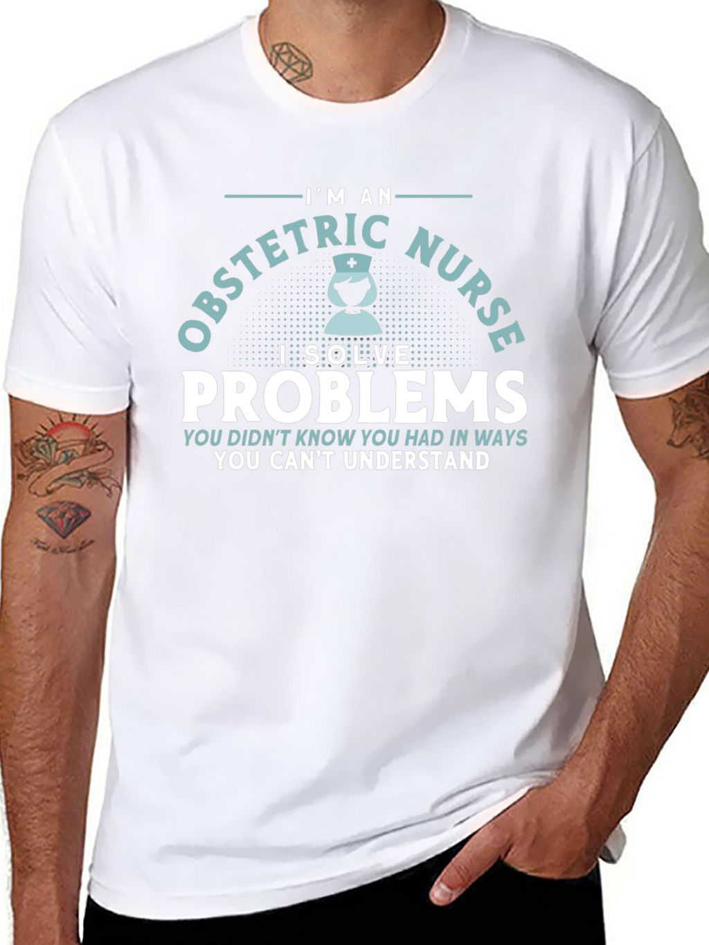 Obstetric Nurse T-Shirt - Problem Solver