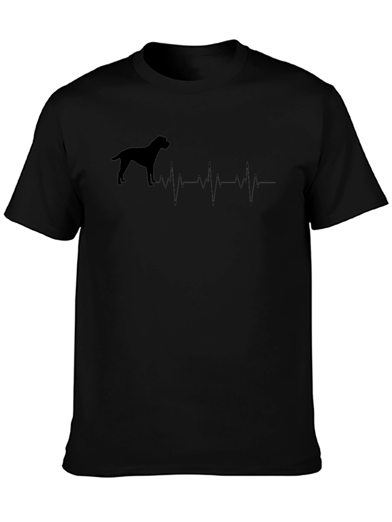 Dog Heartbeat Graphic Tee - Soft & Stylish