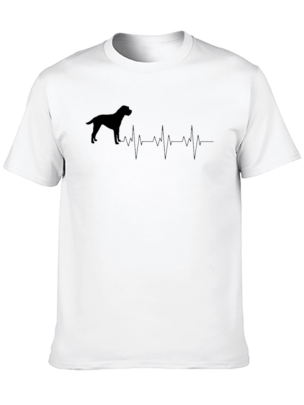 Dog Heartbeat Graphic Tee - Soft & Stylish