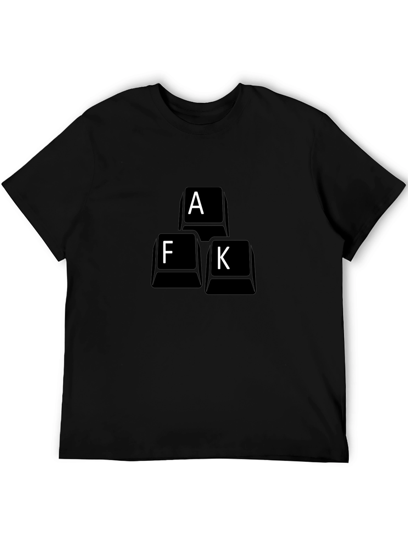 AFK Keyboard Key T-Shirt - Black
