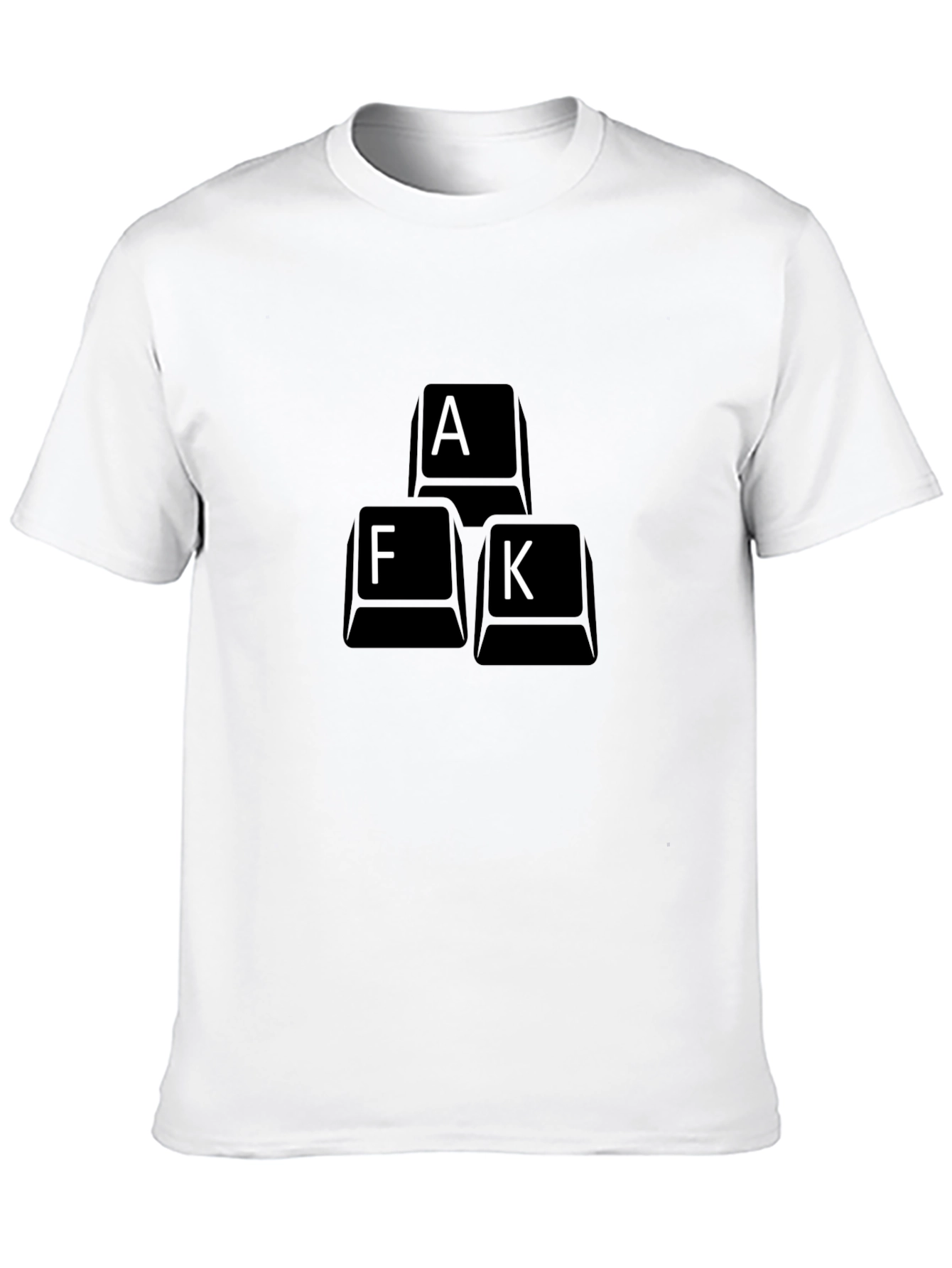 AFK Keyboard Key T-Shirt - Black