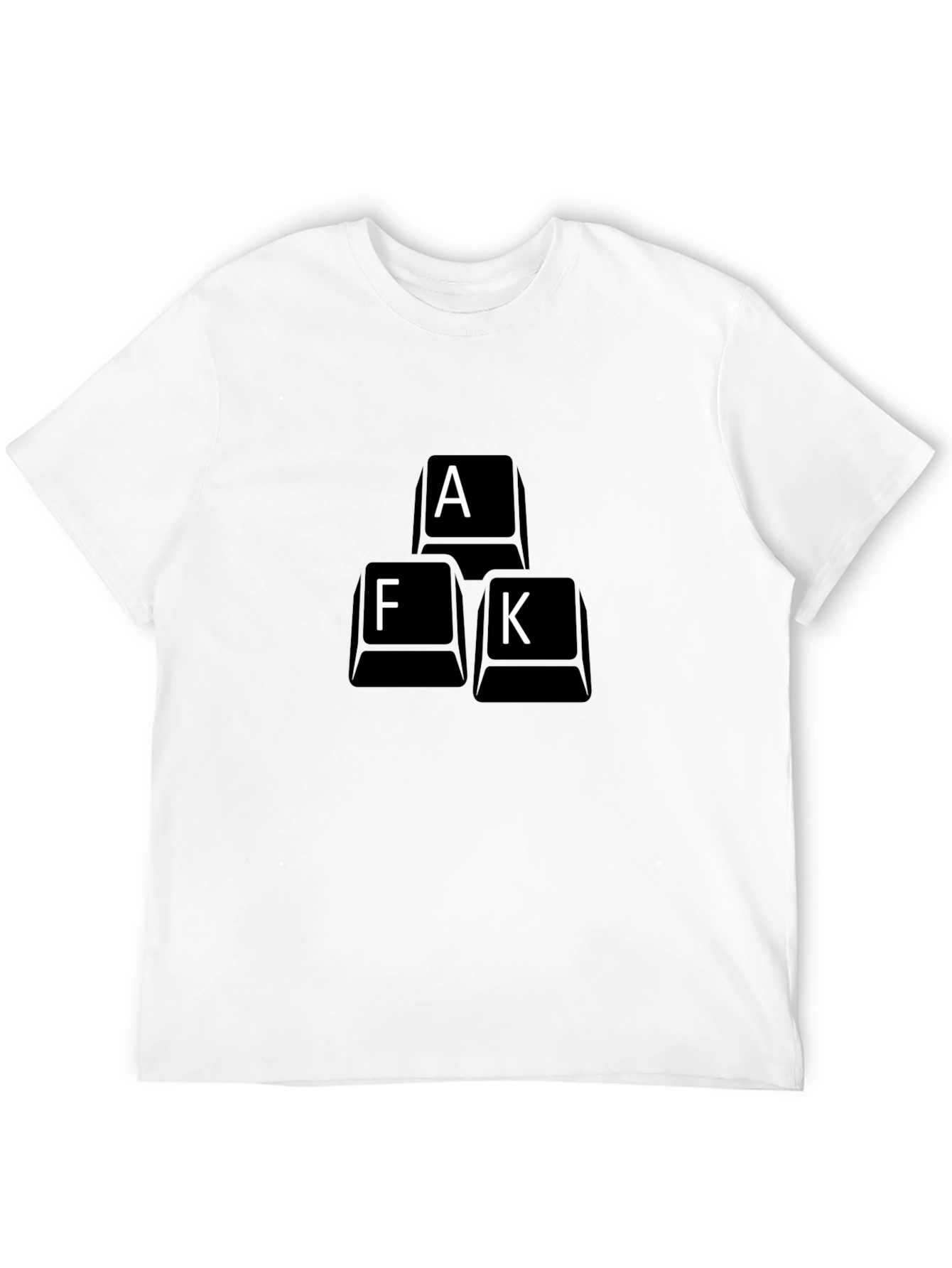 AFK Keyboard Key T-Shirt - Black