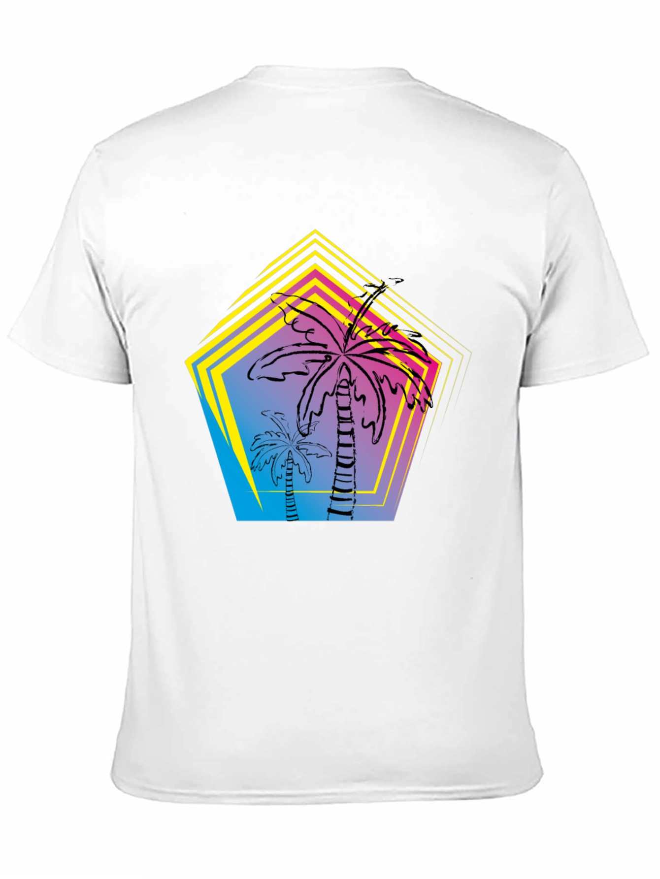 Palm Tree Retro Graphic T-Shirt