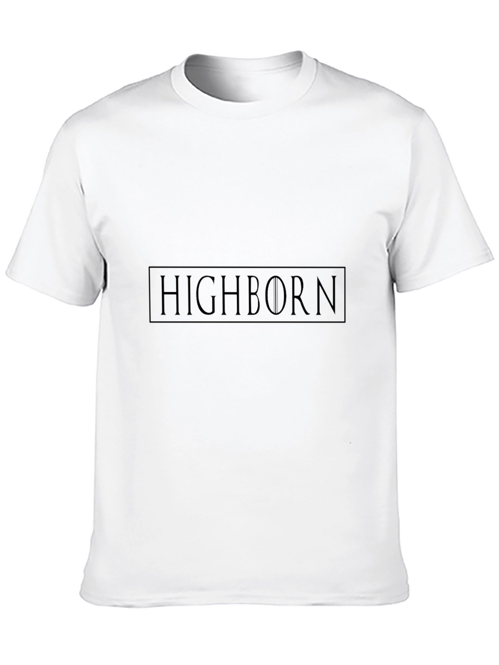 Highborn Graphic Tee - Stylish Black Cotton T-Shirt