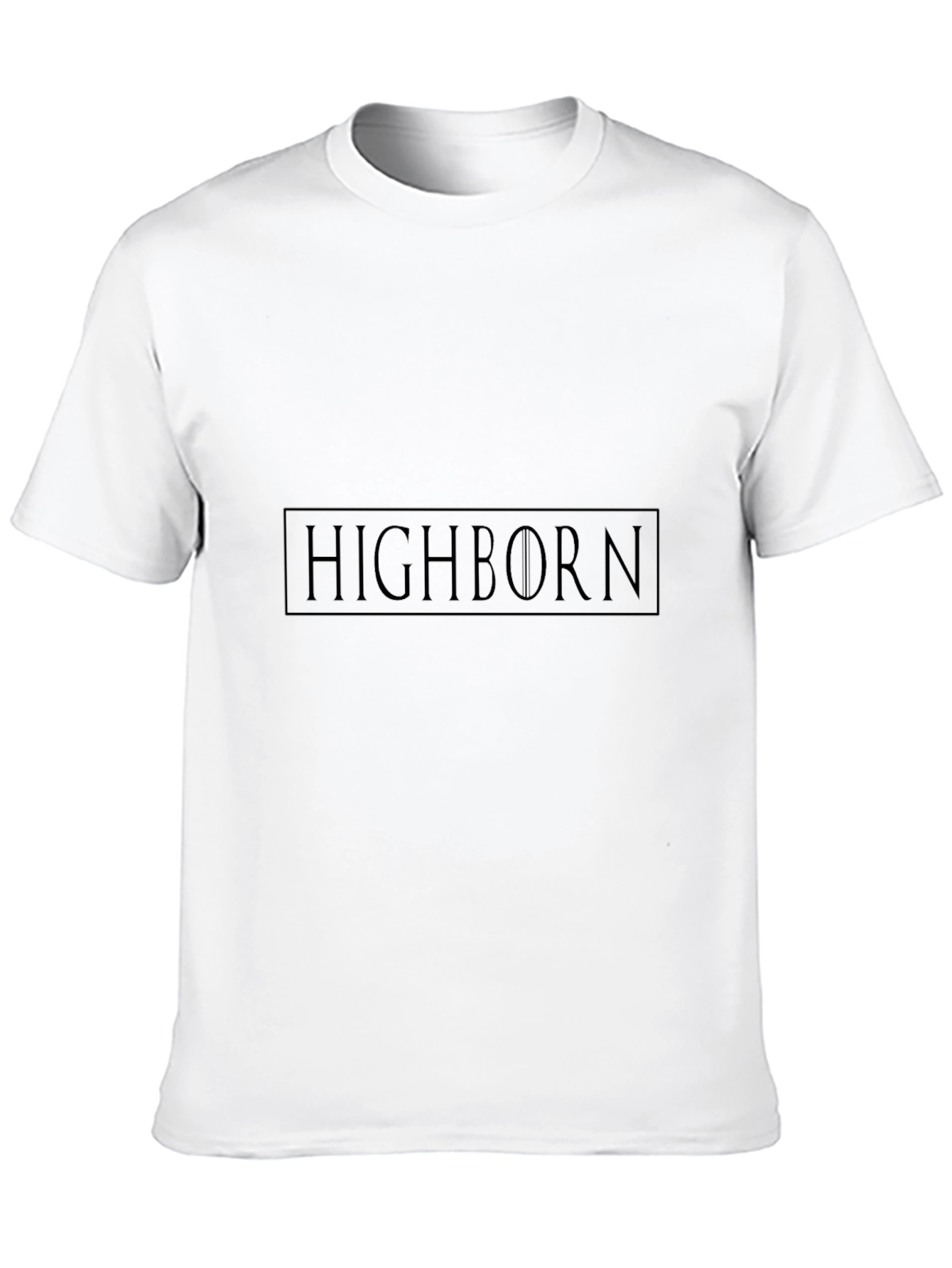 Highborn Graphic Tee - Stylish Black Cotton T-Shirt