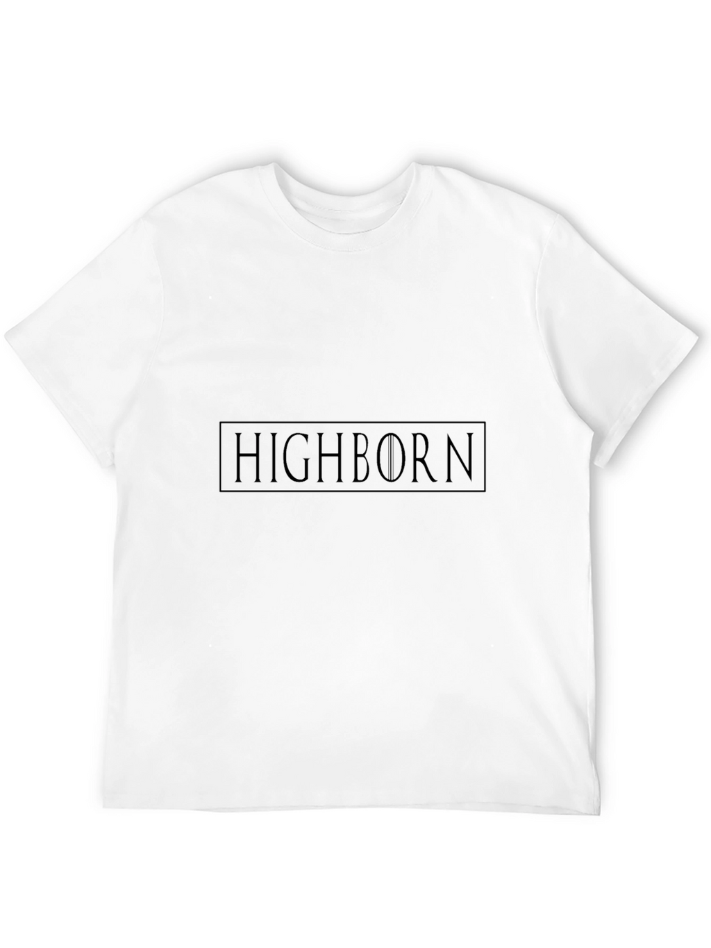 Highborn Graphic Tee - Stylish Black Cotton T-Shirt