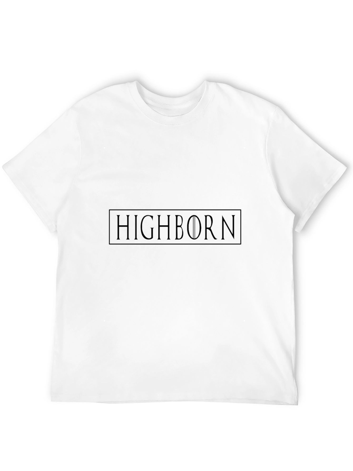 Highborn Graphic Tee - Stylish Black Cotton T-Shirt