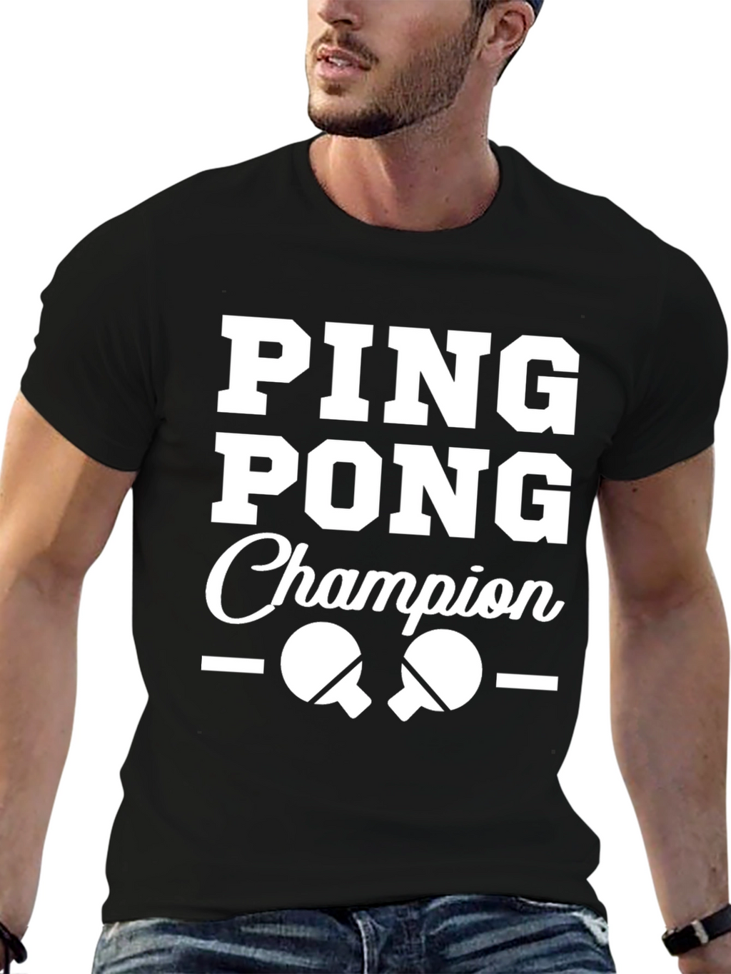 Ping Pong Champion Graphic T-Shirt