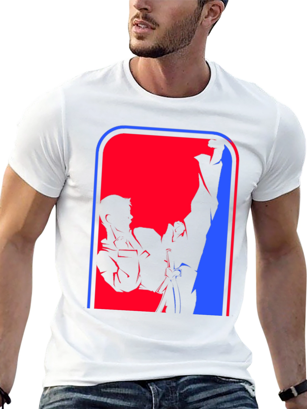 Martial Arts Silhouette Graphic Tee