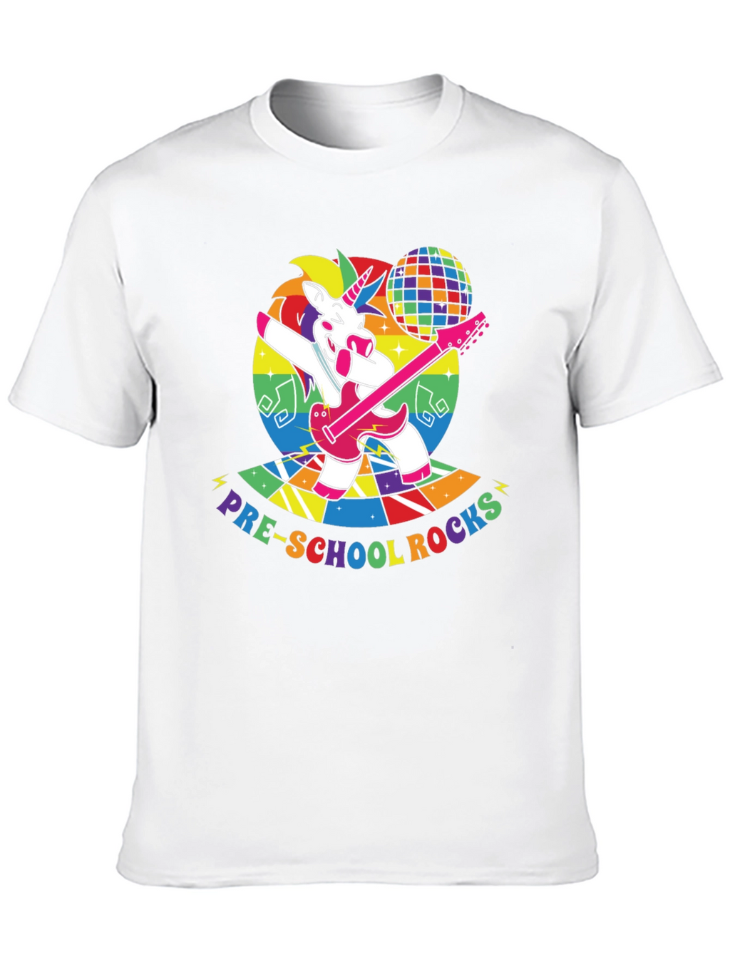Pre-School Rocks Unicorn T-Shirt