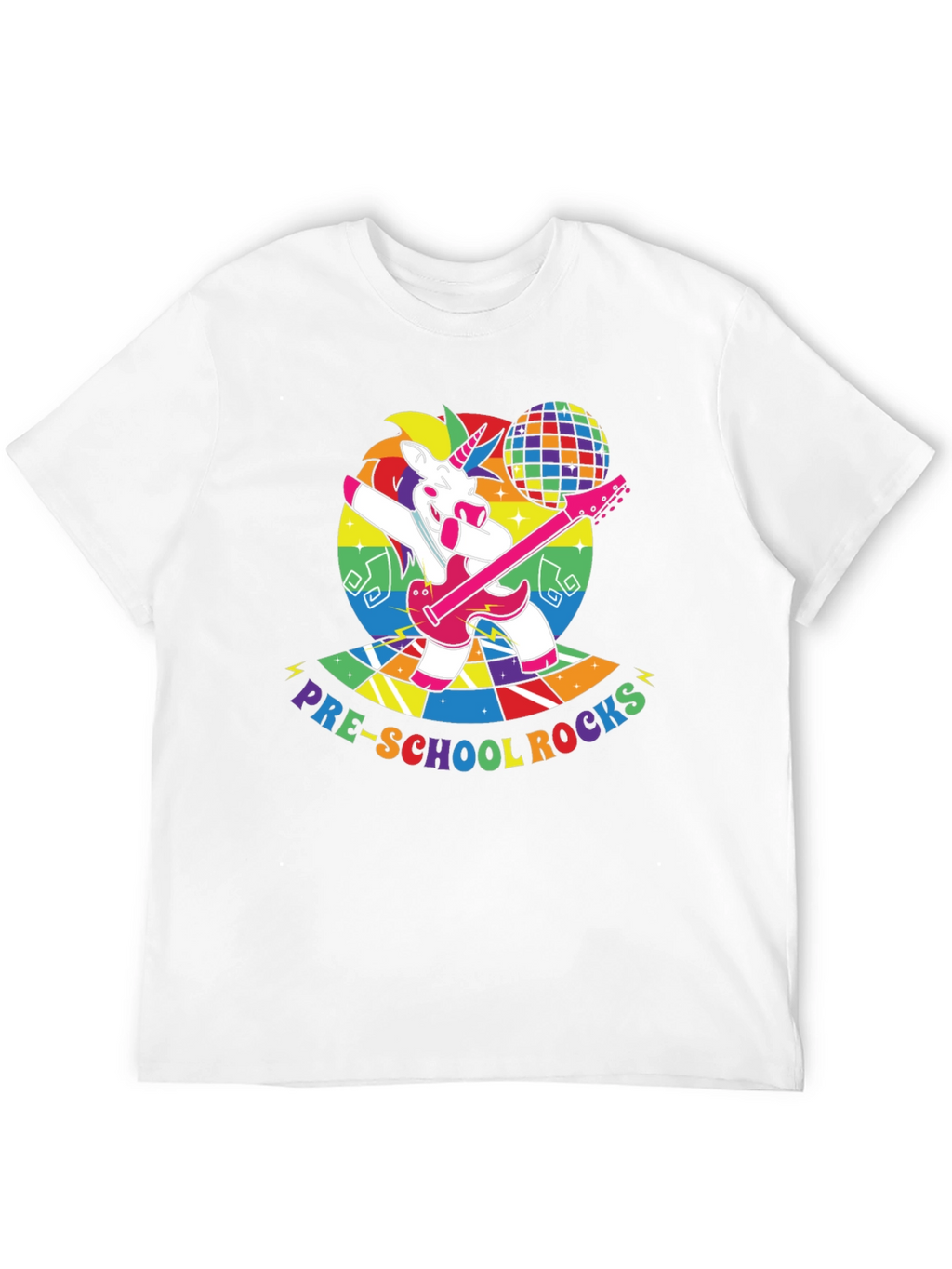 Pre-School Rocks Unicorn T-Shirt
