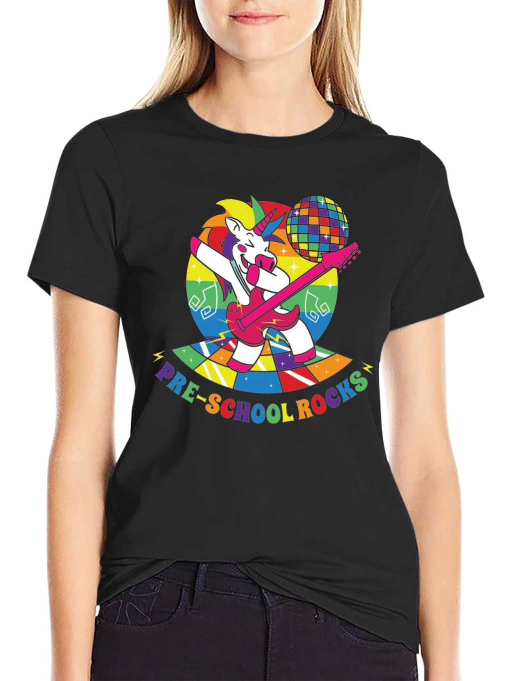 Pre-School Rocks Unicorn T-Shirt