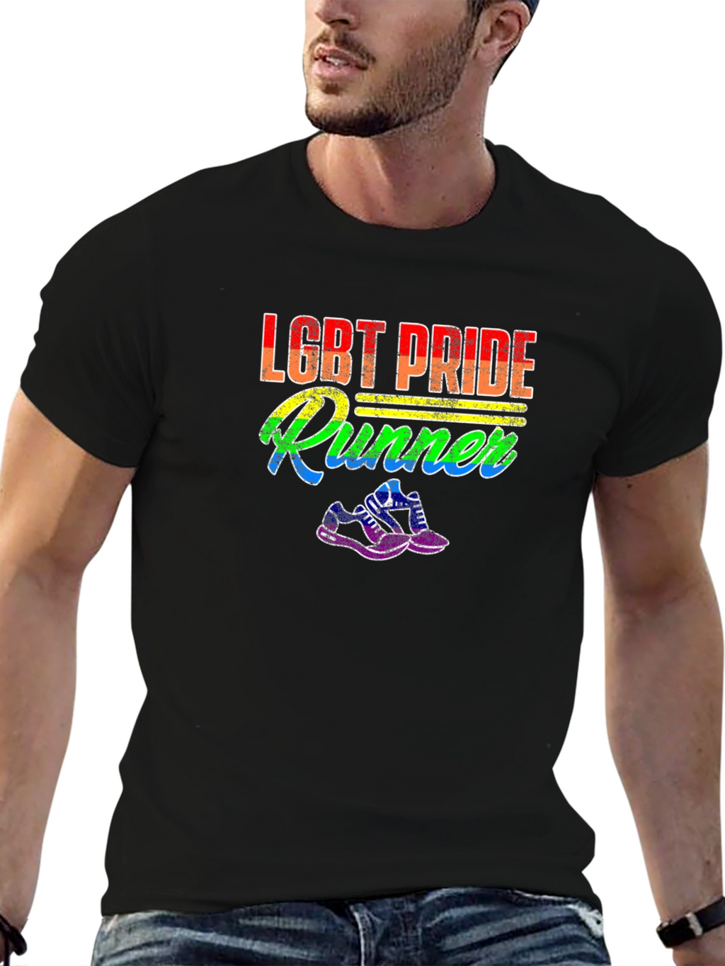 LGBT Pride Runner T-Shirt