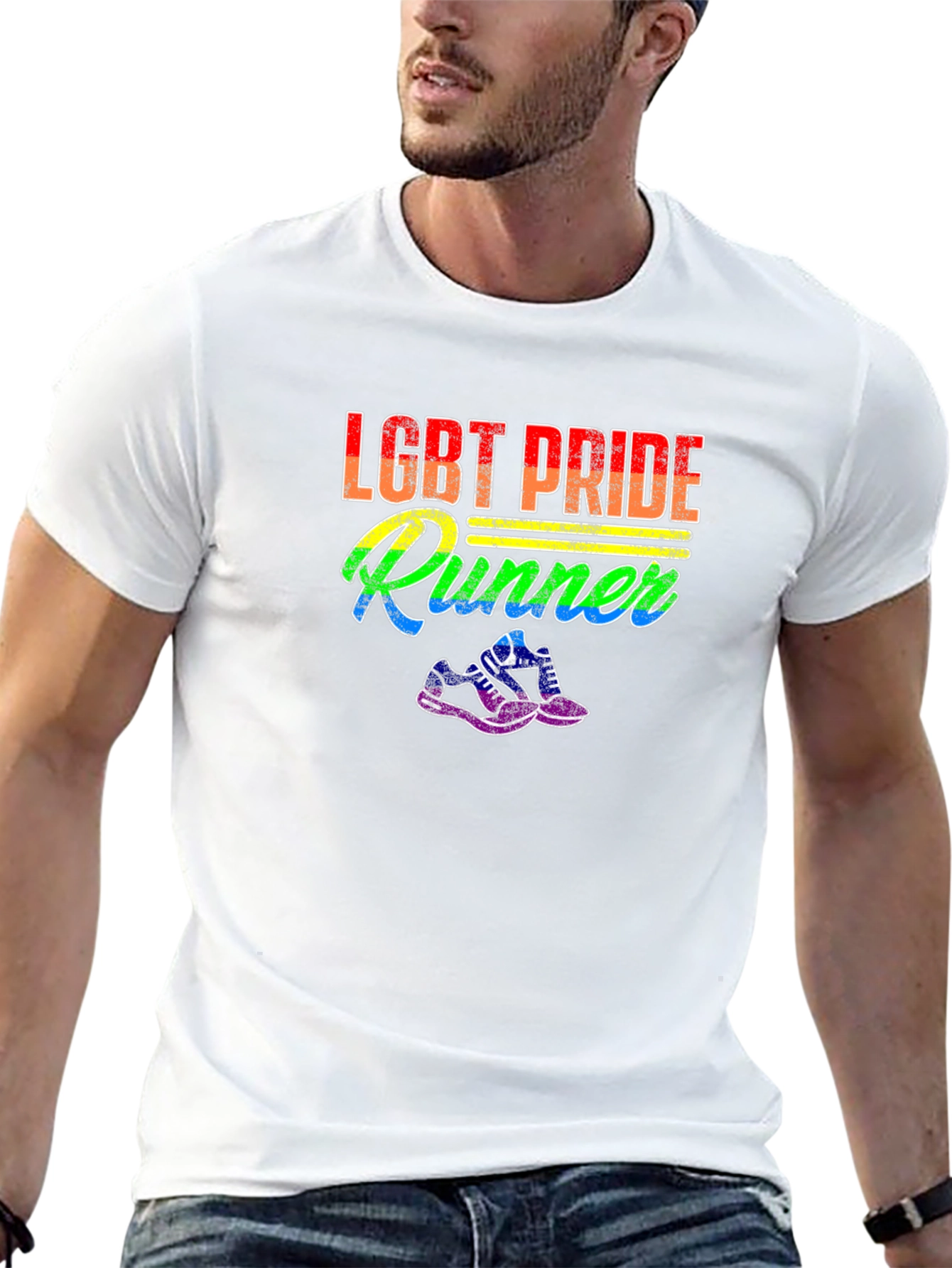 LGBT Pride Runner T-Shirt