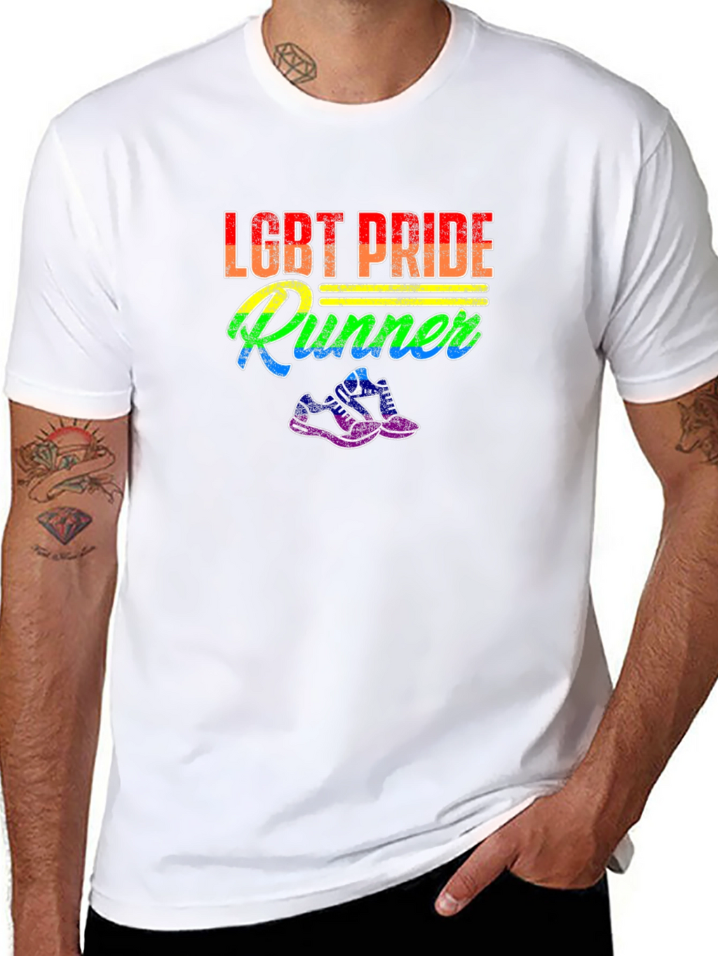 LGBT Pride Runner T-Shirt