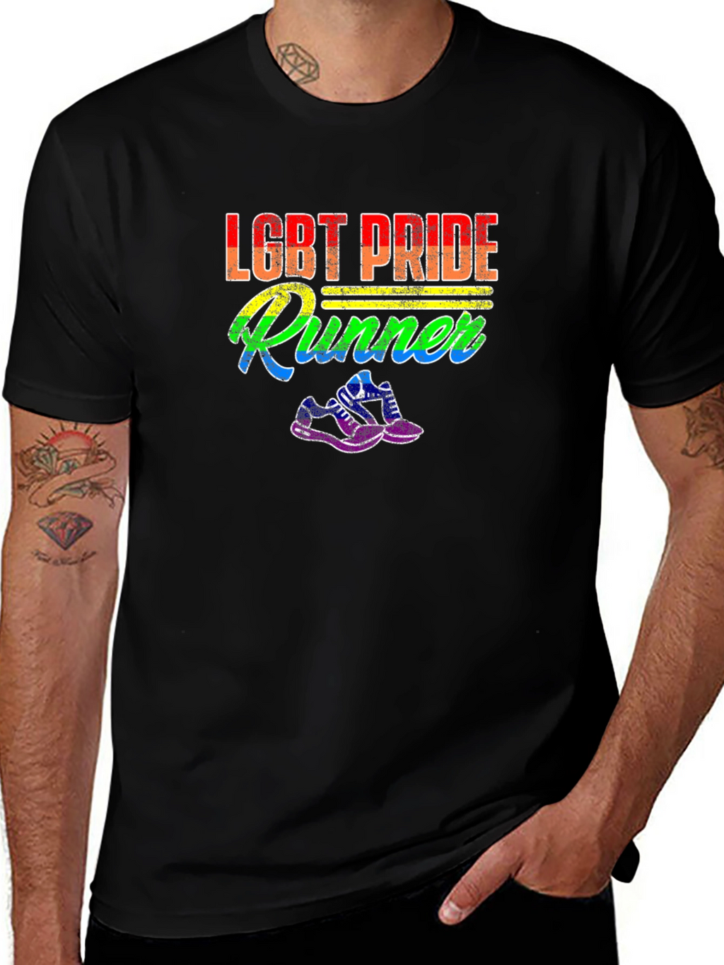 LGBT Pride Runner T-Shirt