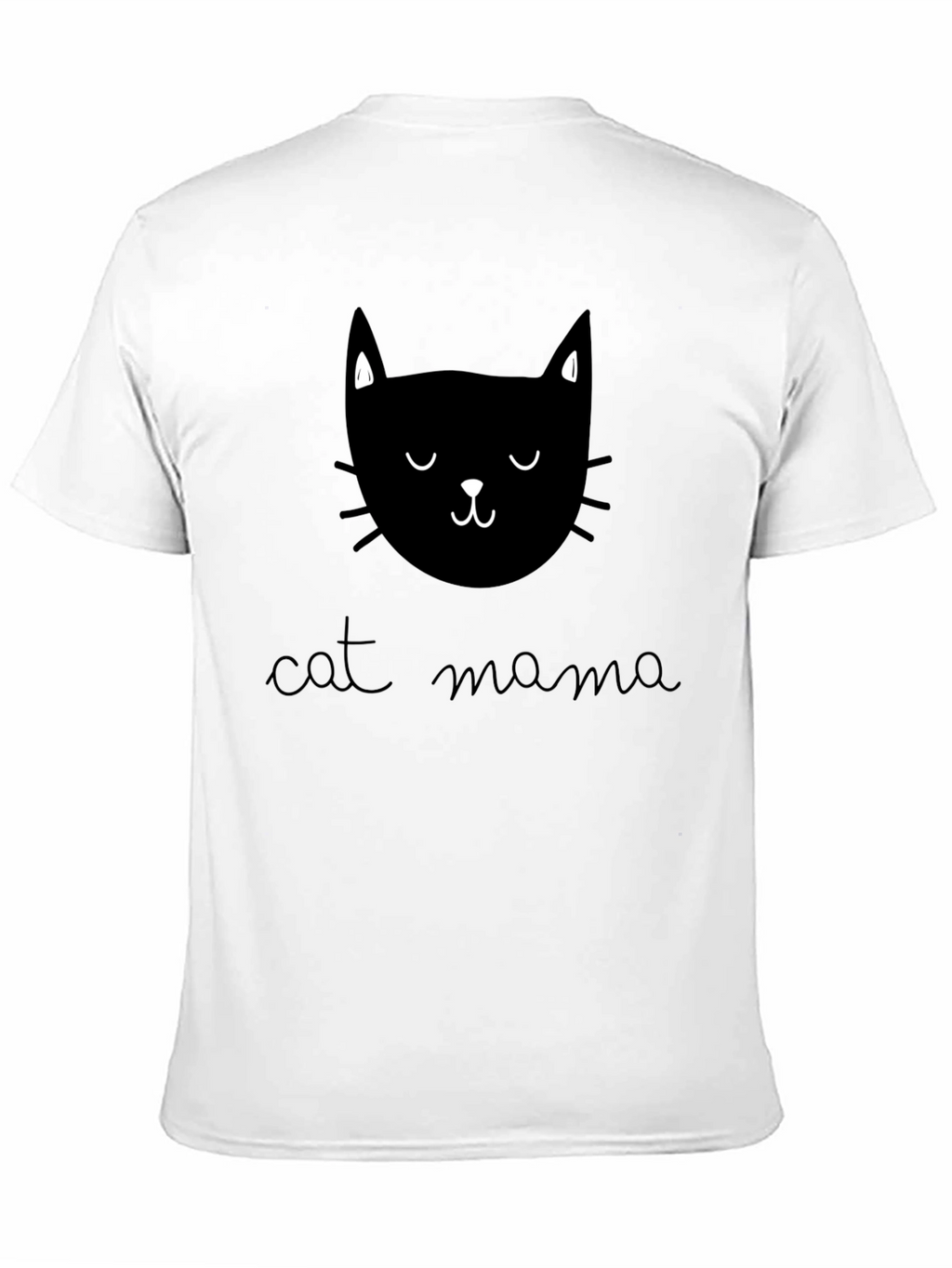 Cat Mama Graphic Tee - Unisex Black T-Shirt