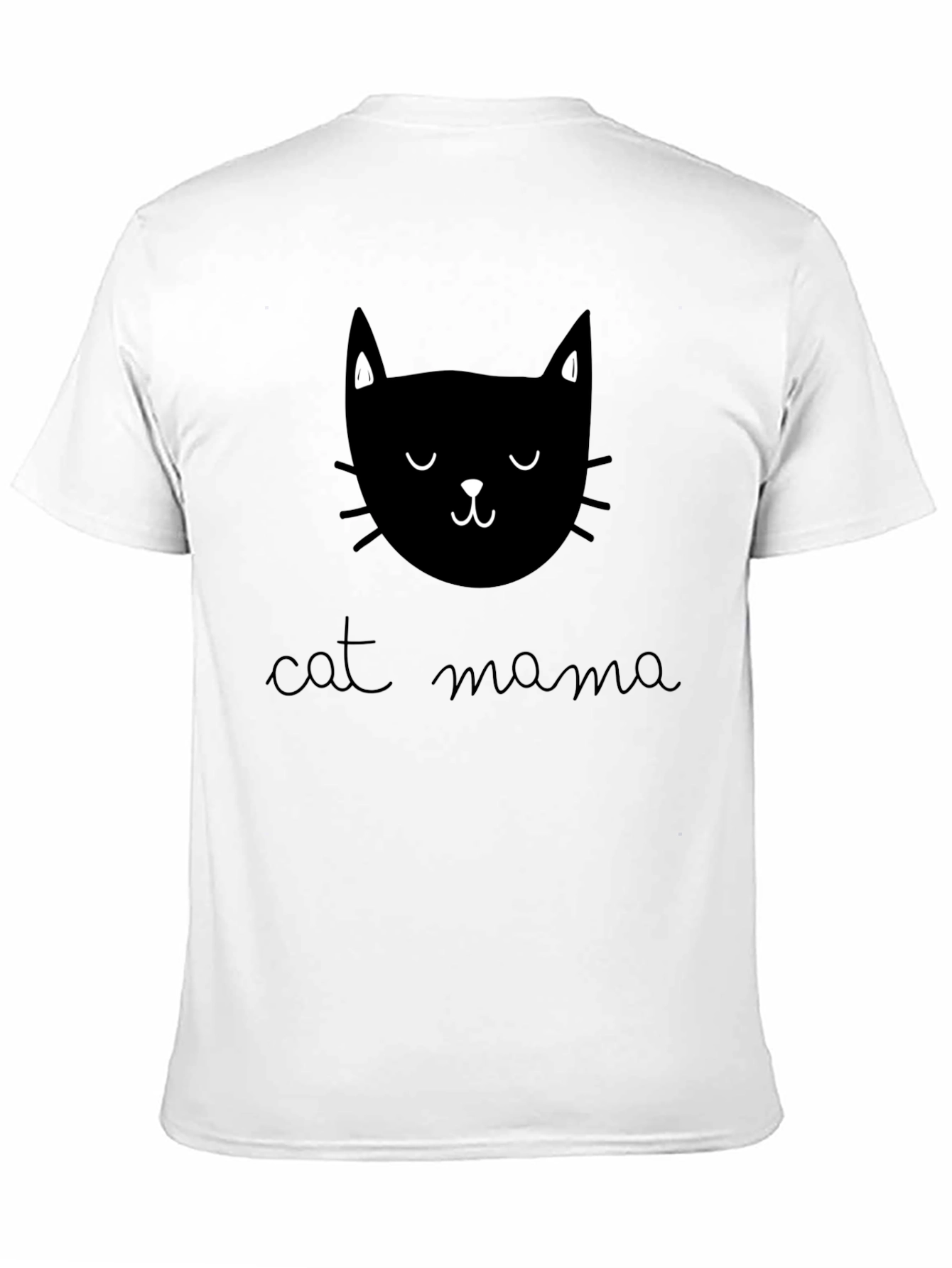 Cat Mama Graphic Tee - Unisex Black T-Shirt