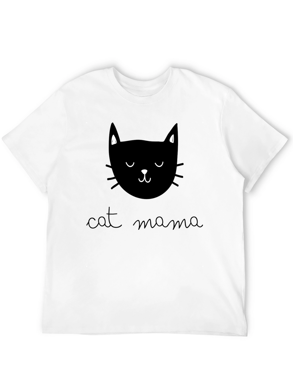 Cat Mama Graphic Tee - Unisex Black T-Shirt