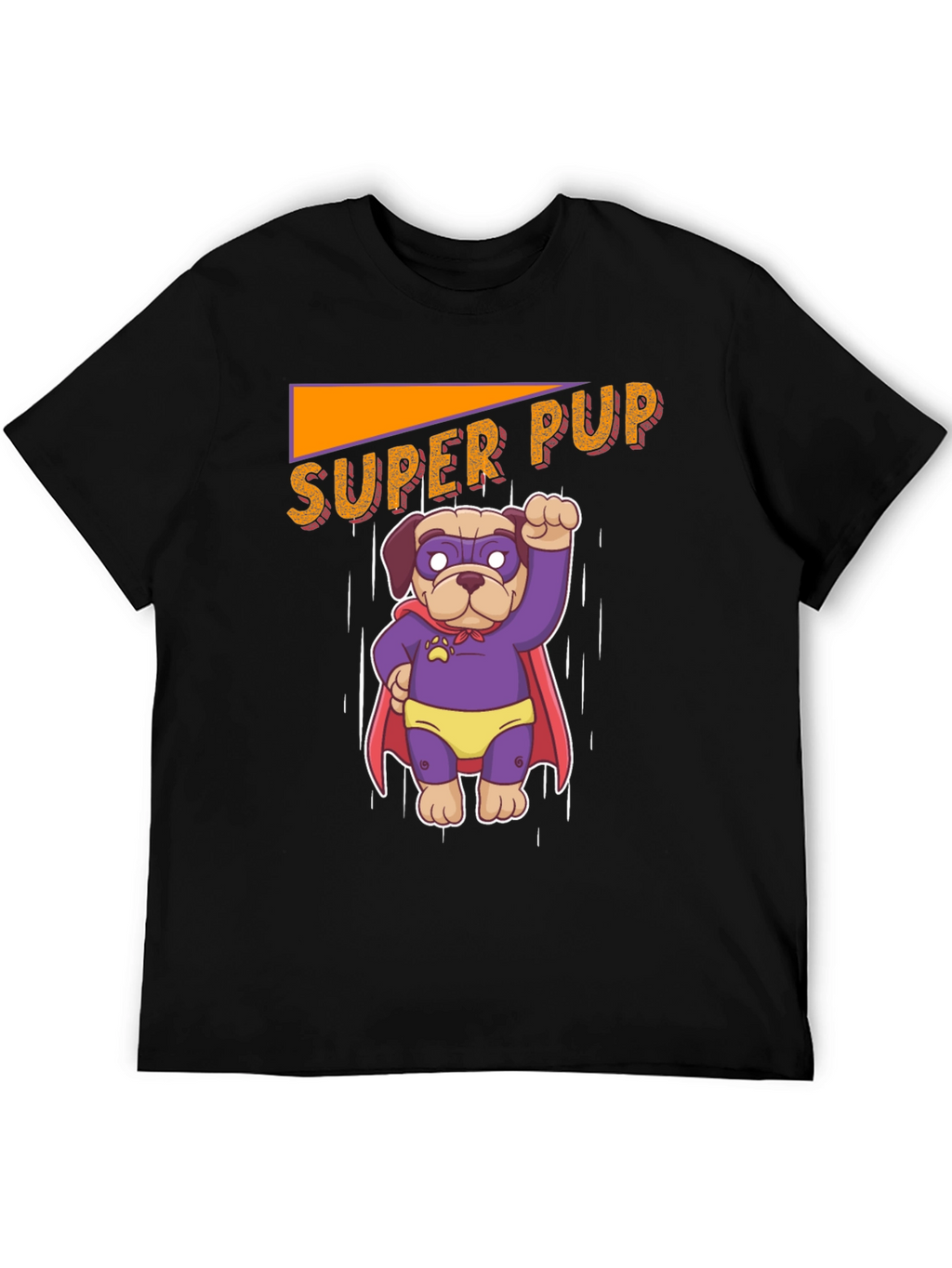 Super Pup Dog Graphic Tee - Fun Novelty T-Shirt