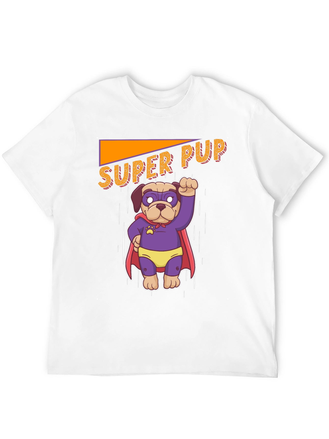 Super Pup Dog Graphic Tee - Fun Novelty T-Shirt