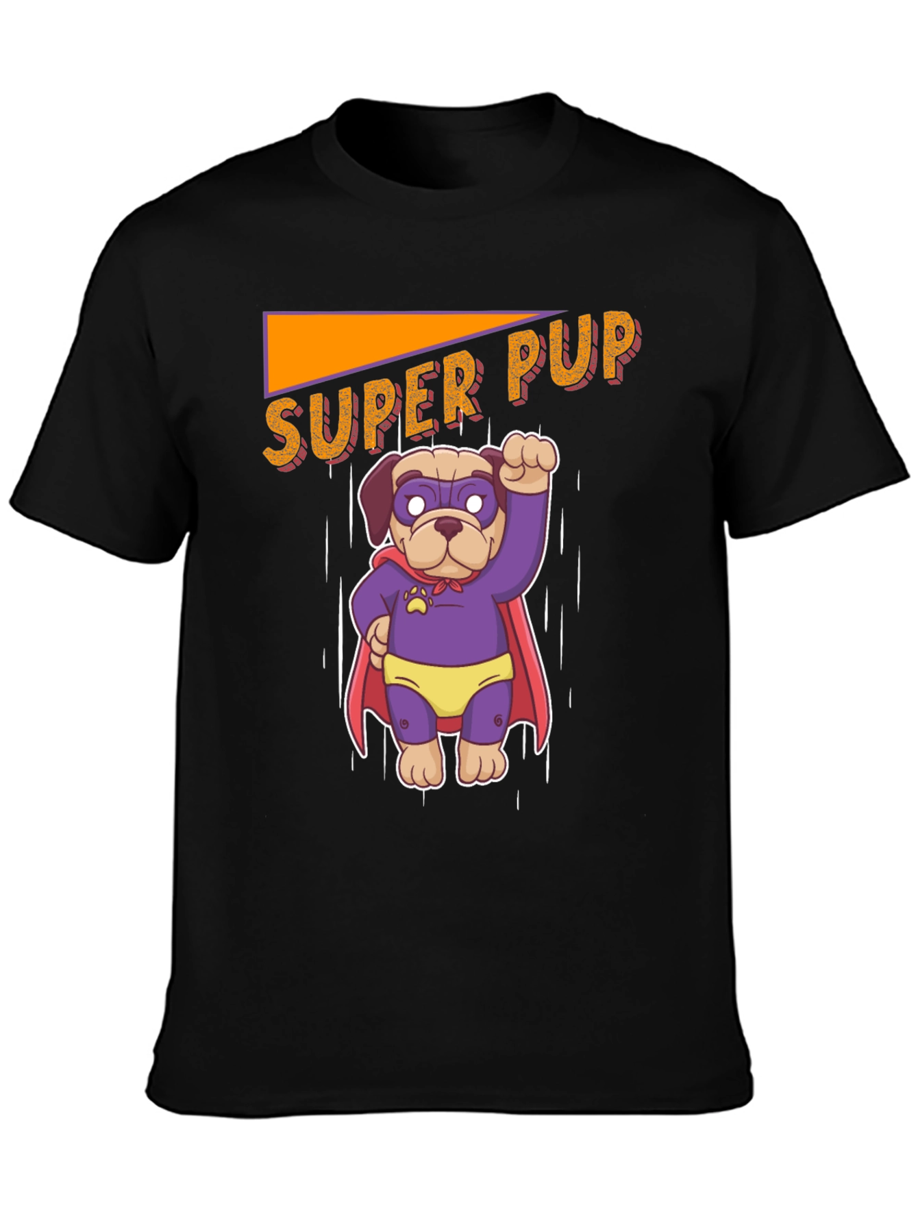 Super Pup Dog Graphic Tee - Fun Novelty T-Shirt